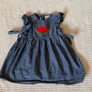 Watermelon Chambray Dress✨